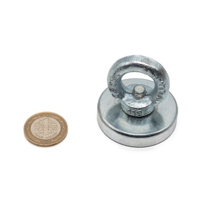 Ø48 mm Halkalı Mıknatıs - Neodyum Pot Mıknatıs