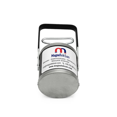 Ferrit Çek Bırak Tip El Mıknatısı 25LBS (11 Kg) – Portatif Metal Toplama Aparatı –ISG Uyumlu Metal Atık Toplama Mıknatısı