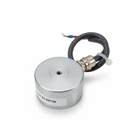 Ø50x27 mm Elektromıknatıs - 24V %100 Çalışma, Yüksek Tutma Gücü, Endüstriyel ve Test Sistemleri İçin