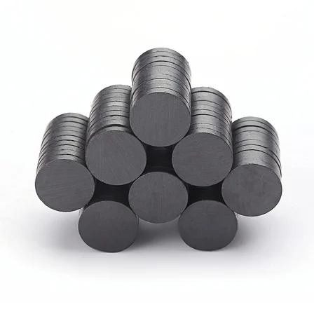 Ø17x3 mm Ferrit Süsleme Mıknatısı Y35 Kalite - 100 Adet