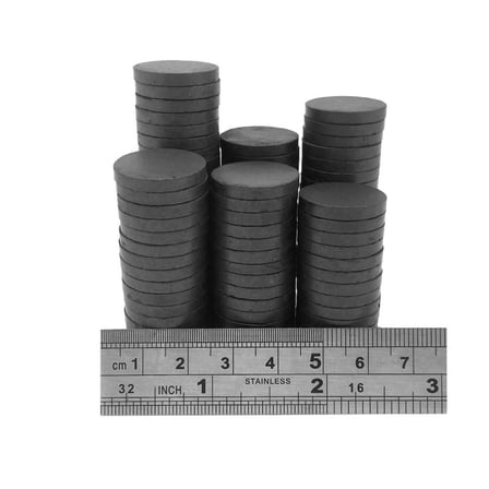 Ø20x3 mm Ferrit Çok Amaçlı Süsleme Mıknatısı - 250 Adet