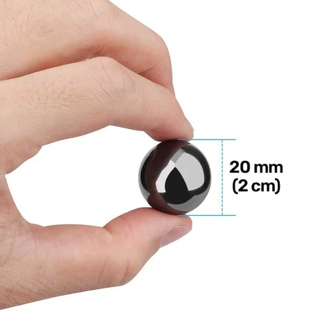 Bilye Şeklinde Manyetik Mıknatıs Stres Topu, Ø20 mm Stres Mıknatısı, Küre Mıknatıs - 500 Adet 