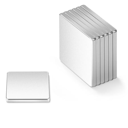 10x10x1 mm Neodyum Kare Mıknatıs (50 Adet)