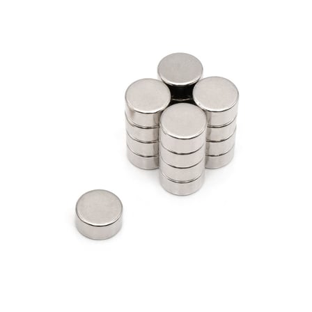 Ø6x3 mm Yuvarlak Neodyum Mıknatıs 4 Adet - 3D Yazıcı ve Maket İçin | Mıknatıs AVM - Magneteksan