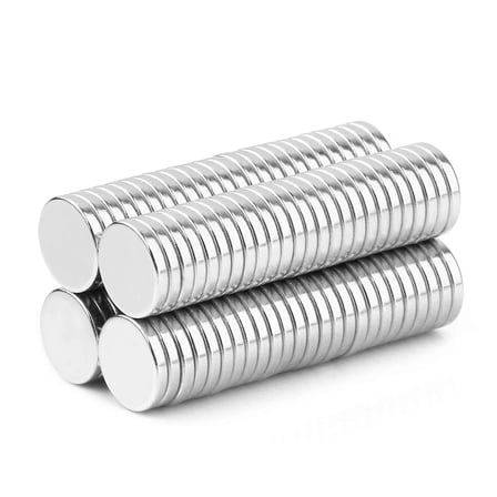 Ø10x1,5 mm N35 Yuvarlak Neodyum Mıknatıs 4 Adet - Dolap ve Kapak Tutucu | Magneteksan