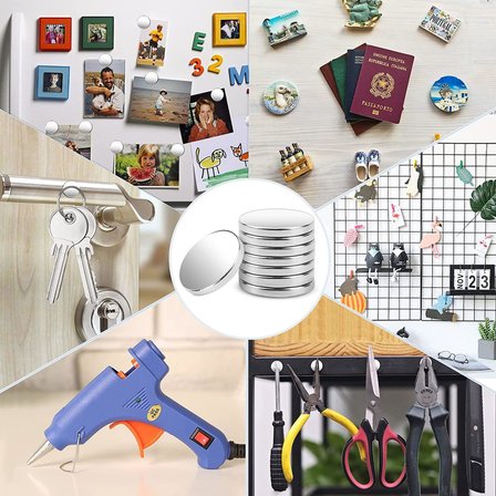Ø15x3 mm Neodyum Disk Magnet - Yuvarlak Mıknatıs (4 Adet Set)