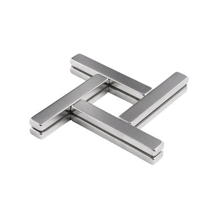 50x10x5 mm Neodyum Mıknatıs (Boy: 50 mm, En: 10 mm, Kalınlık: 5 mm) - 2 Adet