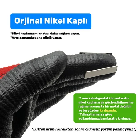 Güçlü Neodyum Mıknatıs 30x10x1 mm - Nikel Kaplı Daimi Mıknatıs (25 Adet Set)