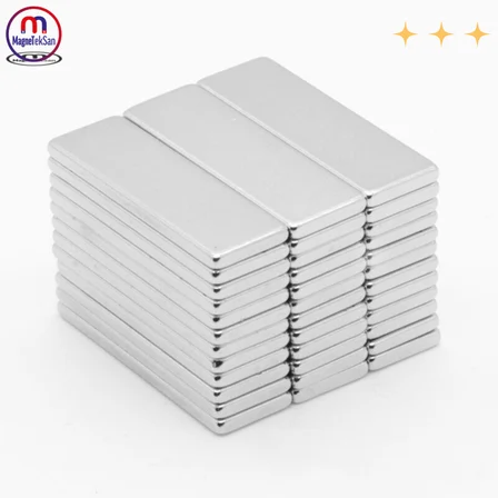 Güçlü Neodyum Blok Mıknatıs - 30x10x2 mm (10'lu)