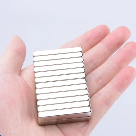 Neodyum Dikdörtgen Süper Güçlü Mıknatıs 40x10x5 mm (4'lü Set)