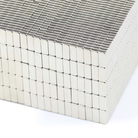 10x4x2 mm N35 Blok Neodyum Mıknatıs 10 Adet - Buzdolabı ve Pano İçin | Mıknatıs AVM