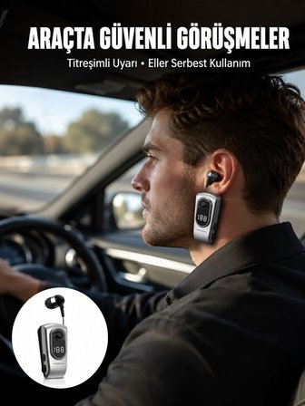 Kablosuz Bluetooth 5.2 Kulaklık – Titreşimli Uyarı ve Uzun Pil Ömrü Yeni Nesi