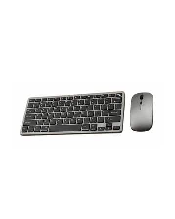 Bluetooth ve 2.4G Destekli Kablosuz Klavye Mouse Seti Şarj Edilebilir