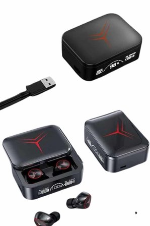 Kablosuz Şarj Göstergeli Powerbank Özellikli Bluetooth Kulaklık Çağrı Cevapla