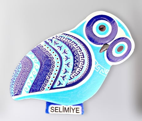 SELİMİYE Polyester Kabartmalı Magnet 5,5 x 9 cm  Dekoratif Hediyelik Buzdolabı Süsü (kod:1614)