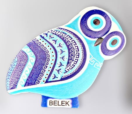 BELEK Polyester Kabartmalı Magnet 5,5 x 9 cm  Dekoratif Hediyelik Buzdolabı Süsü (kod:1619)