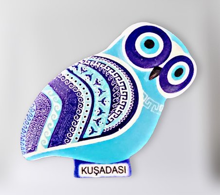 KUŞADASI Polyester Kabartmalı Magnet 5,5 x 9 cm  Dekoratif Hediyelik Buzdolabı Süsü (kod:1627)