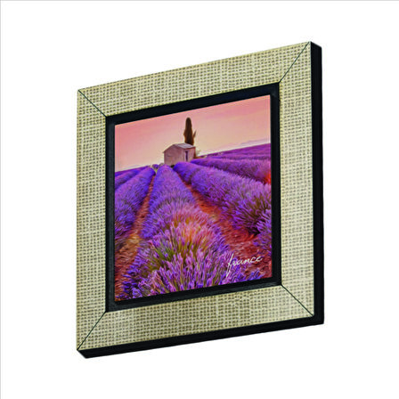Fransa Görseli Baskılı MDF  Magnet(KRG-010)Buzdolabı Süsü