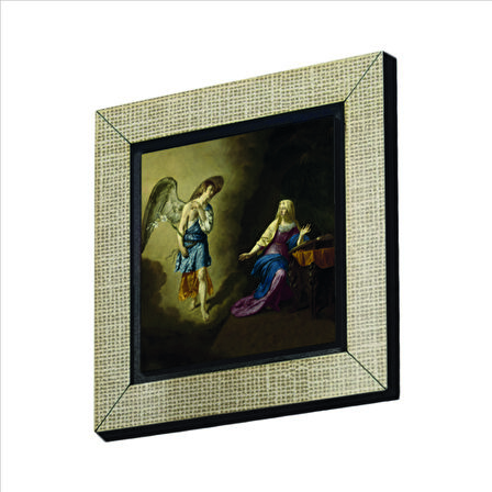 Meryem’e Müjde (Adriaen van de Velde, 1667) Baskılı MDF  Magnet(KRG-103)Buzdolabı Süsü