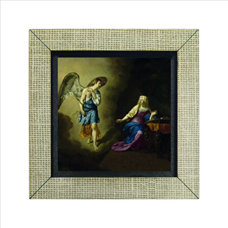 Meryem’e Müjde (Adriaen van de Velde, 1667) Baskılı MDF  Magnet(KRG-103)Buzdolabı Süsü