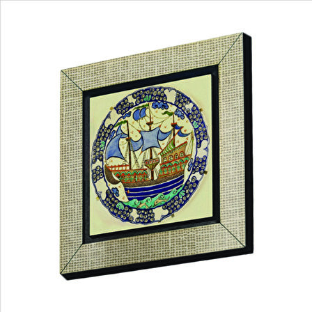Gemi Baskılı MDF  Magnet(KRG-131)Buzdolabı Süsü
