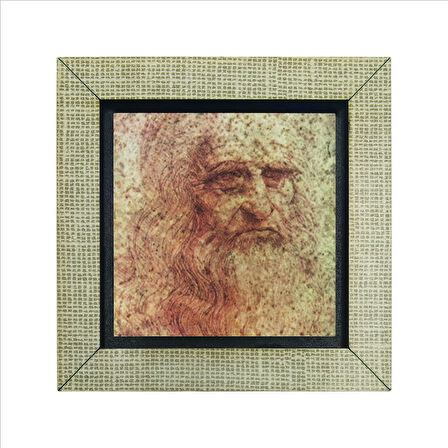 Otoportre (Leonardo Da Vinci, 1512) Baskılı MDF  Magnet(KRG-142)