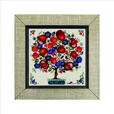 Nar Ağacı Baskılı MDF  Magnet(KRG-147)