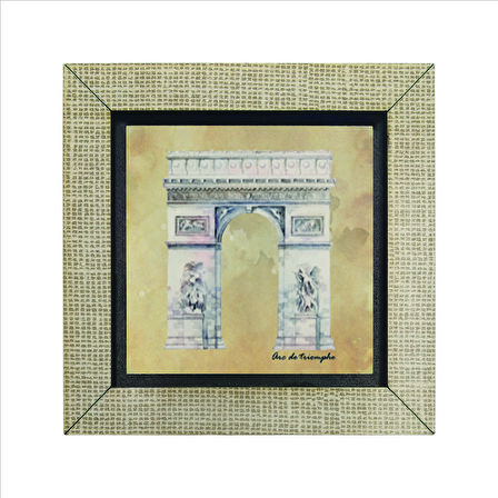 Zafer Takı (Arc de Triomphe) Baskılı MDF  Magnet(KRG-004)Buzdolabı Süsü