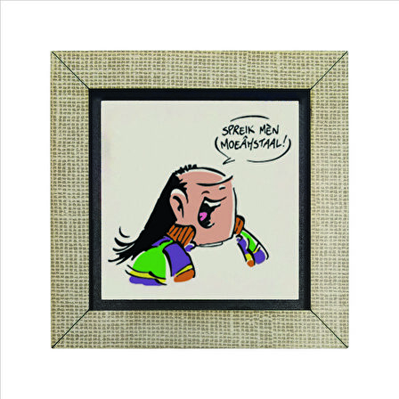 Haagse Harry (Hollanda Çizgiroman Karakteri) Baskılı MDF  Magnet(KRG-043)Buzdolabı Süsü