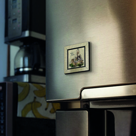 Notre Dame Baskılı MDF  Magnet(KRG-005)Buzdolabı Süsü