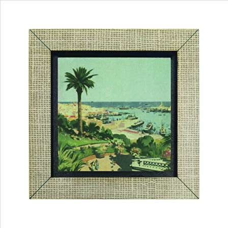 İtalya Görseli Baskılı MDF  Magnet(KRG-057)Buzdolabı Süsü