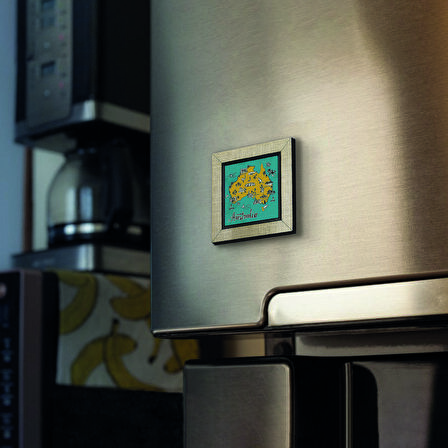 Avusturalya Sembolleri Baskılı MDF  Magnet(KRG-065)Buzdolabı Süsü