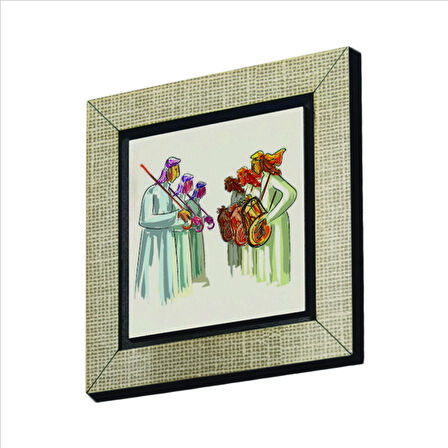 Ortadoğu Görseli Baskılı MDF  Magnet(KRG-077)Buzdolabı Süsü