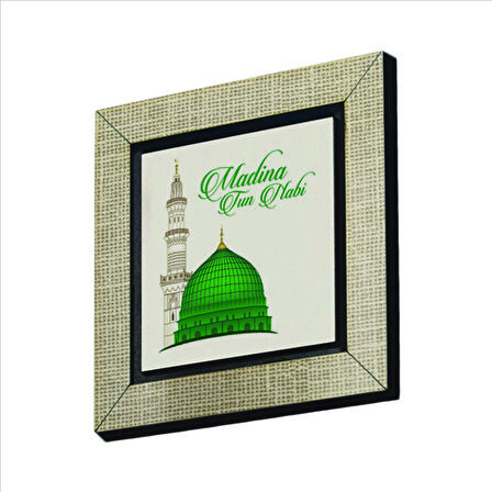 Mescid-i Nebevi  Baskılı MDF  Magnet(KRG-080)Buzdolabı Süsü