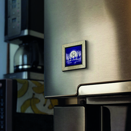 Çöl Kervanı  Baskılı MDF  Magnet(KRG-081)Buzdolabı Süsü