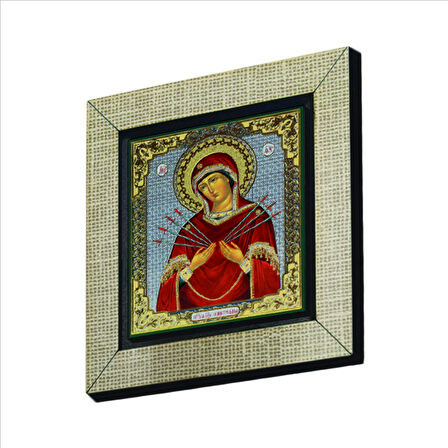 Meryem Görseli Baskılı MDF  Magnet(KRG-099)Buzdolabı Süsü