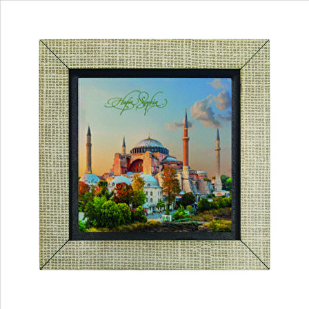 Ayasofya Baskılı MDF  Magnet(KRT-001)Buzdolabı Süsü