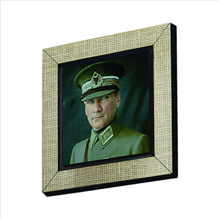 Atatürk Baskılı MDF  Magnet(KRT-102)Buzdolabı Süsü
