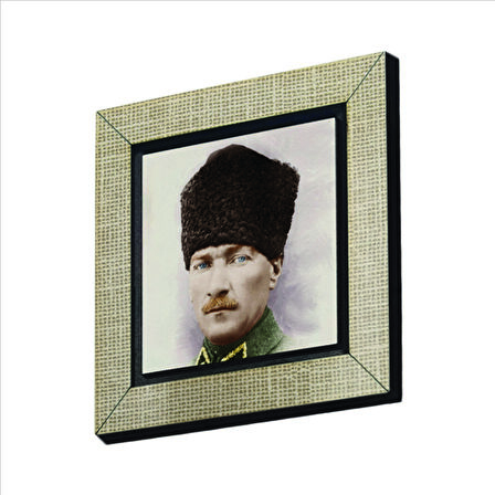Atatürk Baskılı MDF  Magnet(KRT-103)Buzdolabı Süsü