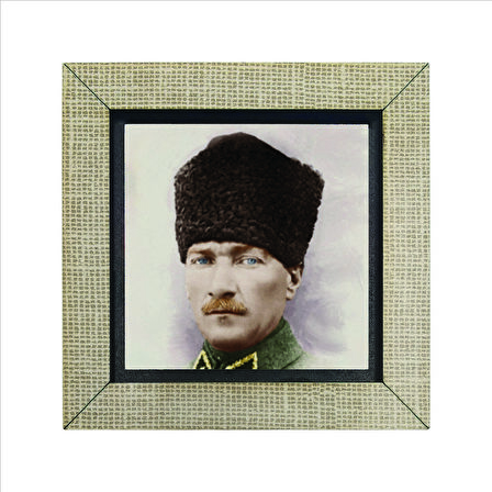 Atatürk Baskılı MDF  Magnet(KRT-103)Buzdolabı Süsü
