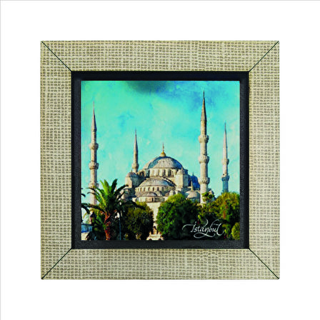 Sultanahmet Camii  Baskılı MDF  Magnet(KRT-013)Buzdolabı Süsü