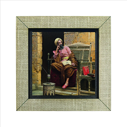 Katip (Ludwig Deutsch, 1878) Baskılı MDF  Magnet(KRT-131)Buzdolabı Süsü