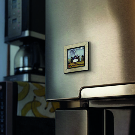 Semah Eden Dervişler (Jean-Léon Gérôme, 1895) Baskılı MDF  Magnet(KRT-137)Buzdolabı Süsü