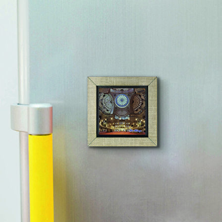Sultanahmet Camii  içi  Baskılı MDF  Magnet(KRT-016)