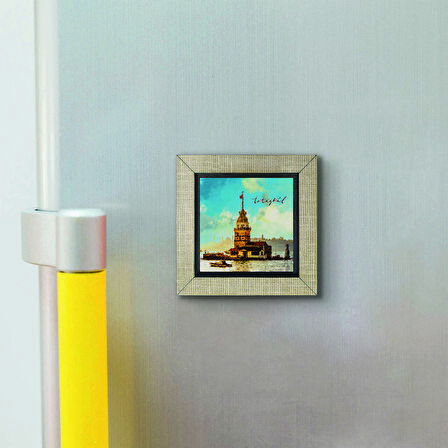 Kız Kulesi  Baskılı MDF  Magnet(KRT-018)