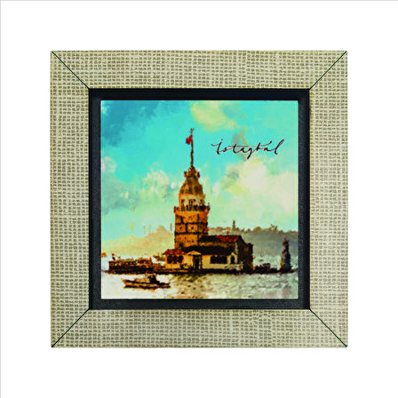 Kız Kulesi  Baskılı MDF  Magnet(KRT-018)