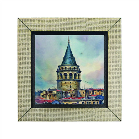 Galata Kulesi  Baskılı MDF  Magnet(KRT-020)