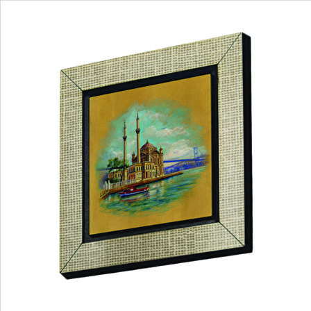 Ortaköy Camii  Baskılı MDF  Magnet(KRT-036)Buzdolabı Süsü