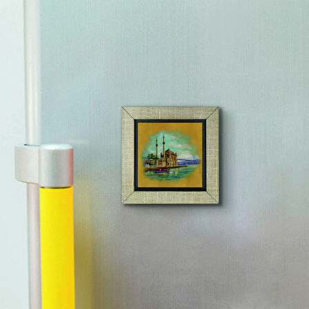 Ortaköy Camii  Baskılı MDF  Magnet(KRT-036)Buzdolabı Süsü