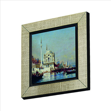 Ortaköy Camii (A. P. Bogolyubov, 1860’lar) Baskılı MDF  Magnet(KRT-038)